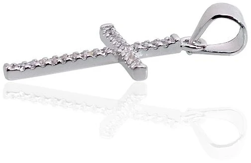 Diamond Sky Jewelry Sidabrinis kryželis su cirkoniais „Cathedral Light VIII“