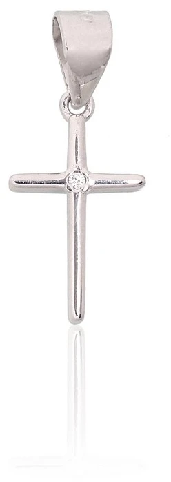 Diamond Sky Jewelry Sidabrinis kryželis su cirkoniais „Sacred Cross“