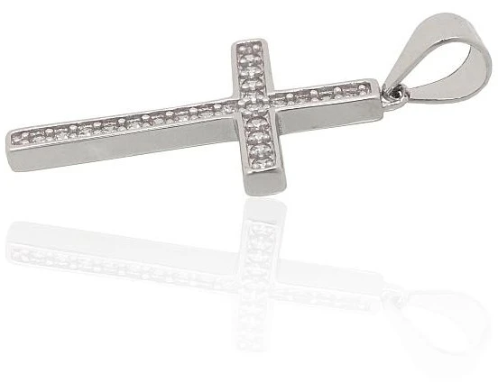 Diamond Sky Jewelry Sidabrinis kryželis su cirkoniais „Cathedral Light II“
