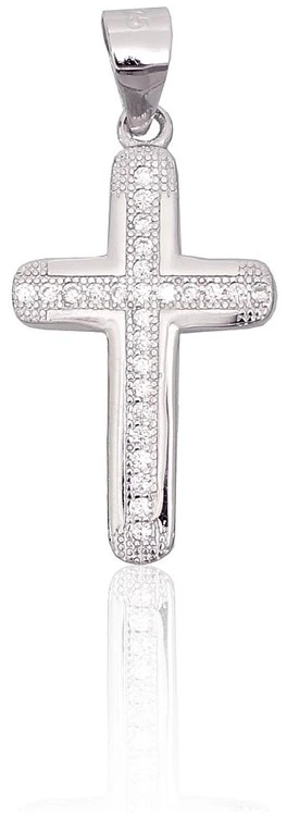 Diamond Sky Jewelry Sidabrinis kryželis su cirkoniais „Cathedral Light“