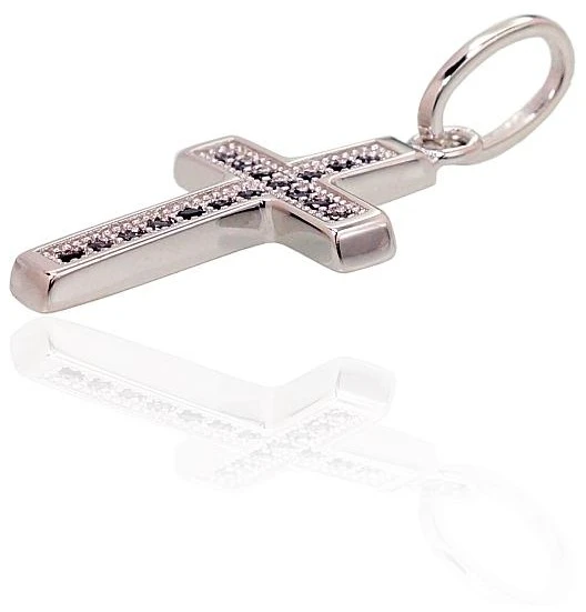 Diamond Sky Jewelry Sidabrinis kryželis su cirkoniais „Sacred Cross III“