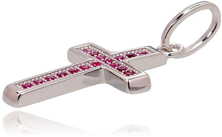 Diamond Sky Jewelry Sidabrinis kryželis su cirkoniais „Sacred Cross VII“
