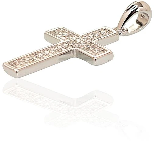 Diamond Sky Jewelry Sidabrinis kryželis su cirkoniais „Sacred Cross II“