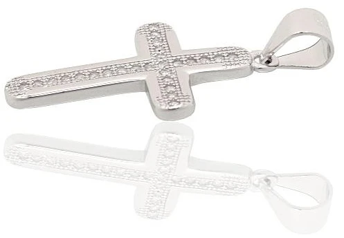 Diamond Sky Jewelry Sidabrinis kryželis su cirkoniais „Cathedral Light“