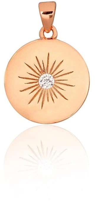 Diamond Sky Jewelry Sidabrinis pakabukas su cirkoniais „Starburst II“