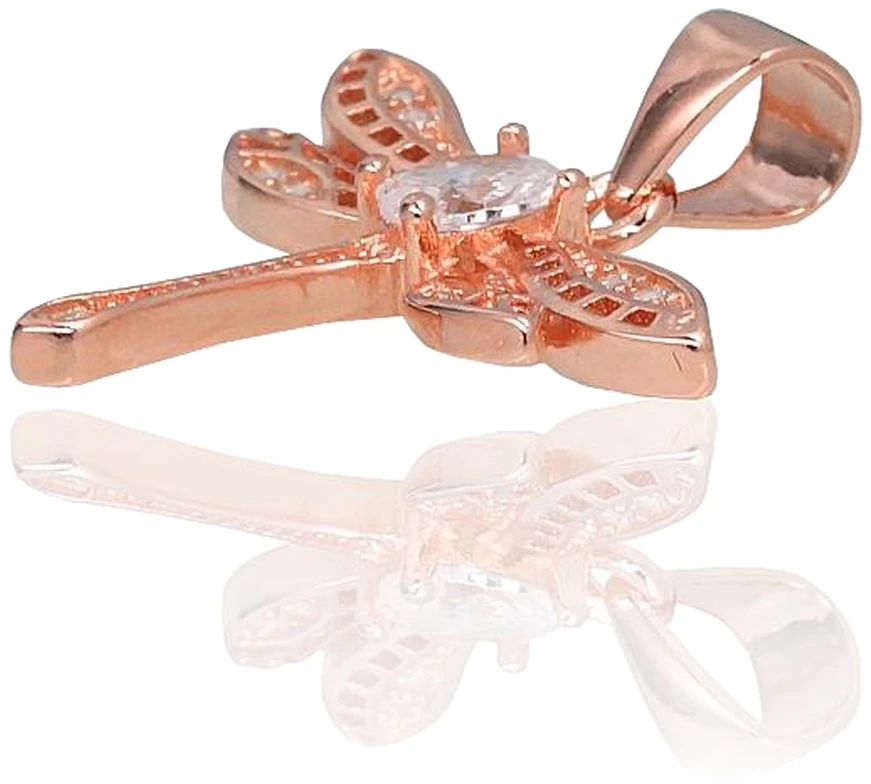 Diamond Sky Jewelry Sidabrinis pakabukas su cirkoniais „Dragonfly II“