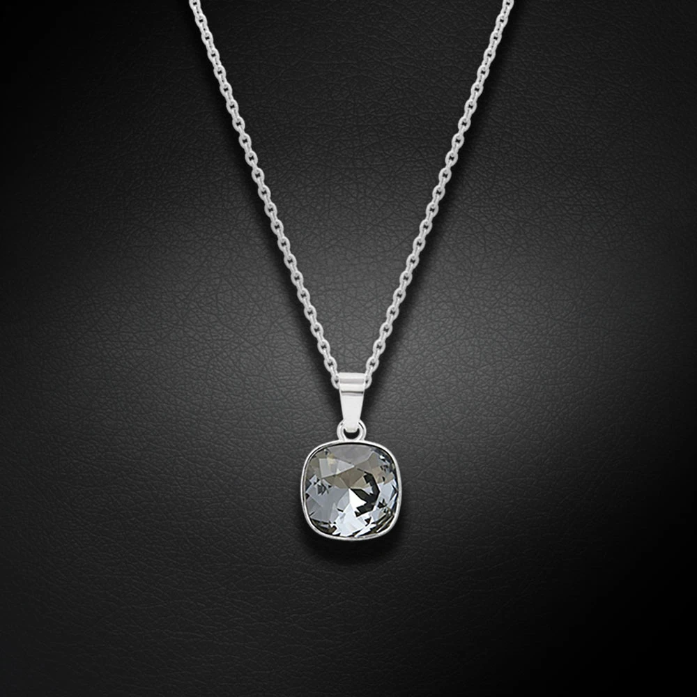 Diamond Sky Jewelry Sidabrinis pakabukas „Glare (Sidabrinis Night)“ su Swarovski® kristalais