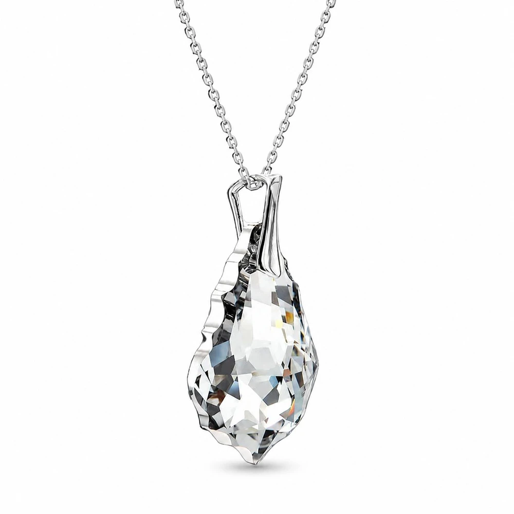 Diamond Sky Jewelry Sidabrinis pakabukas „Baroque V (Comet Argent Light)“ su Swarovski® kristalais