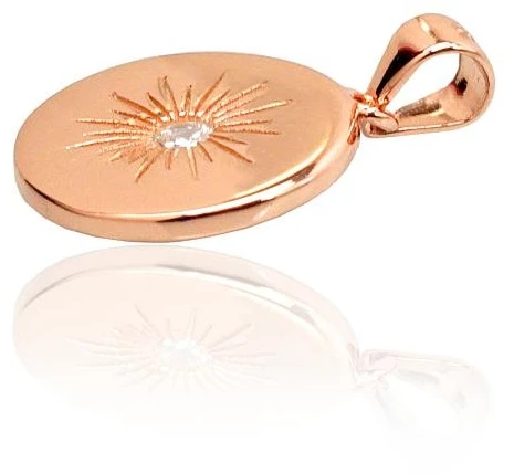 Diamond Sky Jewelry Sidabrinis pakabukas su cirkoniais „Starburst II“