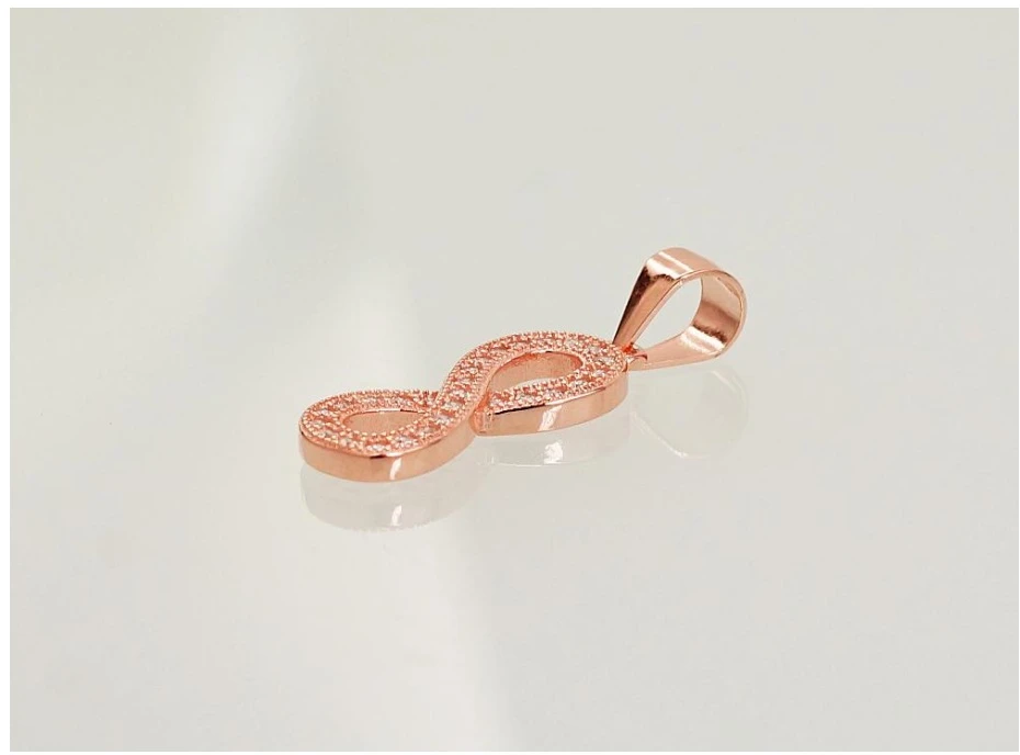 Diamond Sky Jewelry Sidabrinis pakabukas su cirkoniais „Infinity“