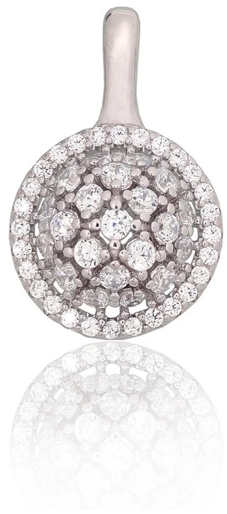 Diamond Sky Jewelry Sidabrinis pakabukas su cirkoniais „Brocade II“