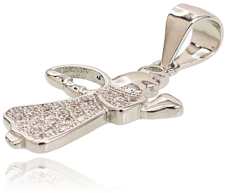 Diamond Sky Jewelry Sidabrinis pakabukas su cirkoniais „Angel XII“