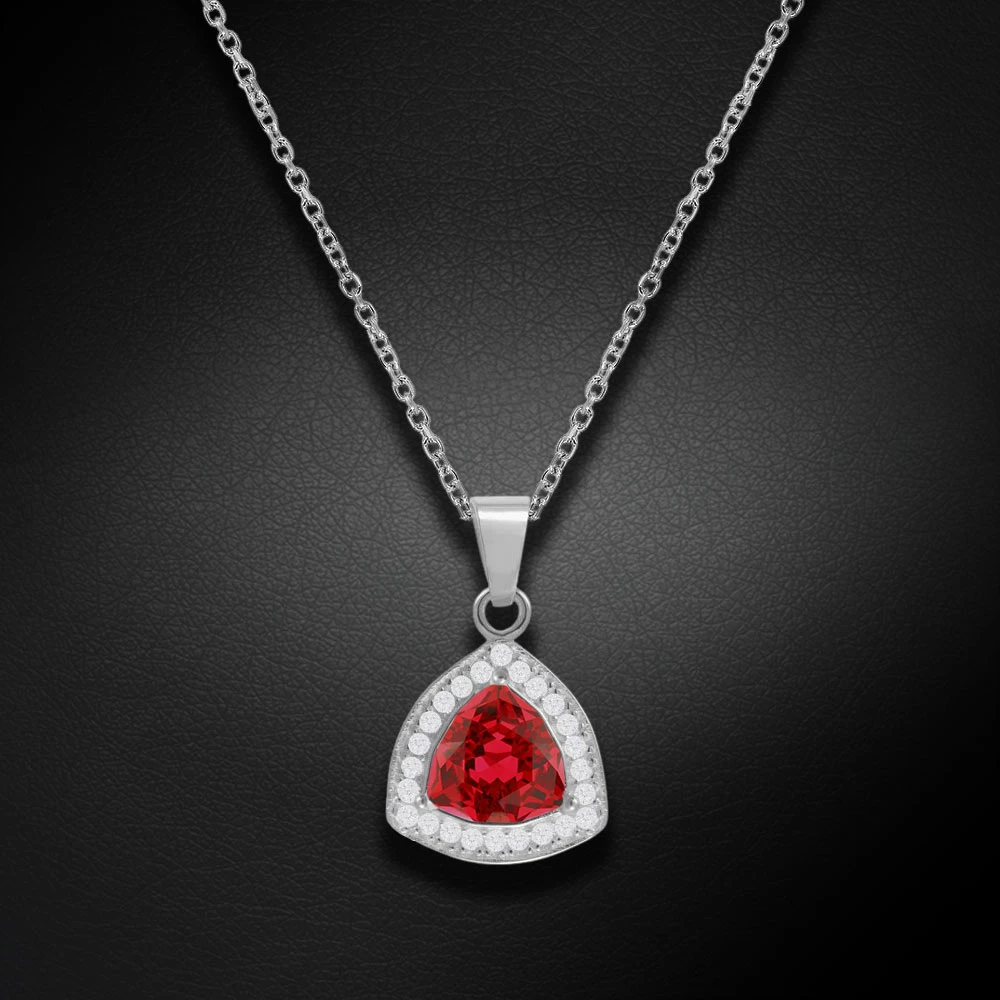 Diamond Sky Jewelry Sidabrinis pakabukas „Elemental Magic (Scarlet)“ su Swarovski® kristalais