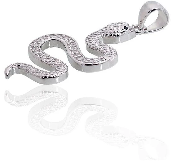 Diamond Sky Jewelry Sidabrinis pakabukas su cirkoniais „Gyvatė II“