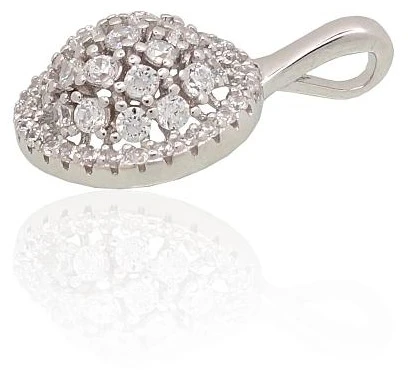 Diamond Sky Jewelry Sidabrinis pakabukas su cirkoniais „Brocade II“