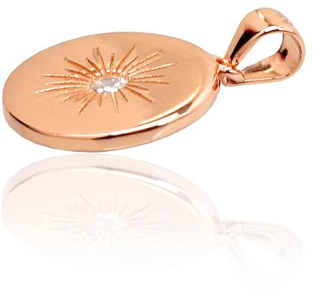 Diamond Sky Jewelry Sidabrinis pakabukas su cirkoniais „Starburst II“