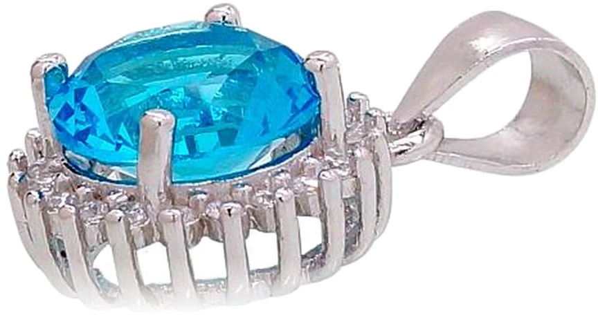 Diamond Sky Jewelry Sidabrinis pakabukas su cirkoniais „Širdys ir Strėlės III“