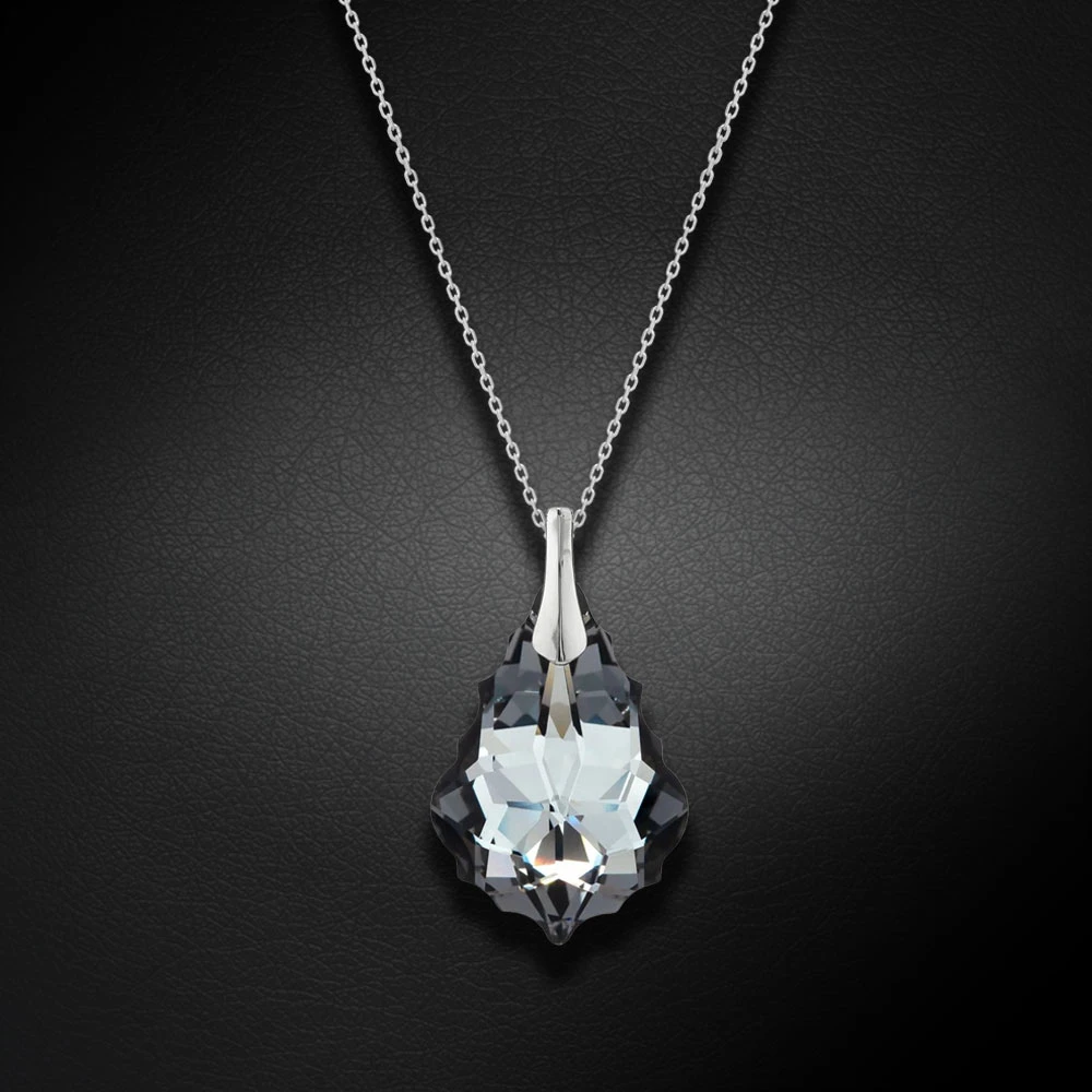 Diamond Sky Jewelry Sidabrinis pakabukas „Baroque V (Sidabrinis Night)“ su Swarovski® kristalais