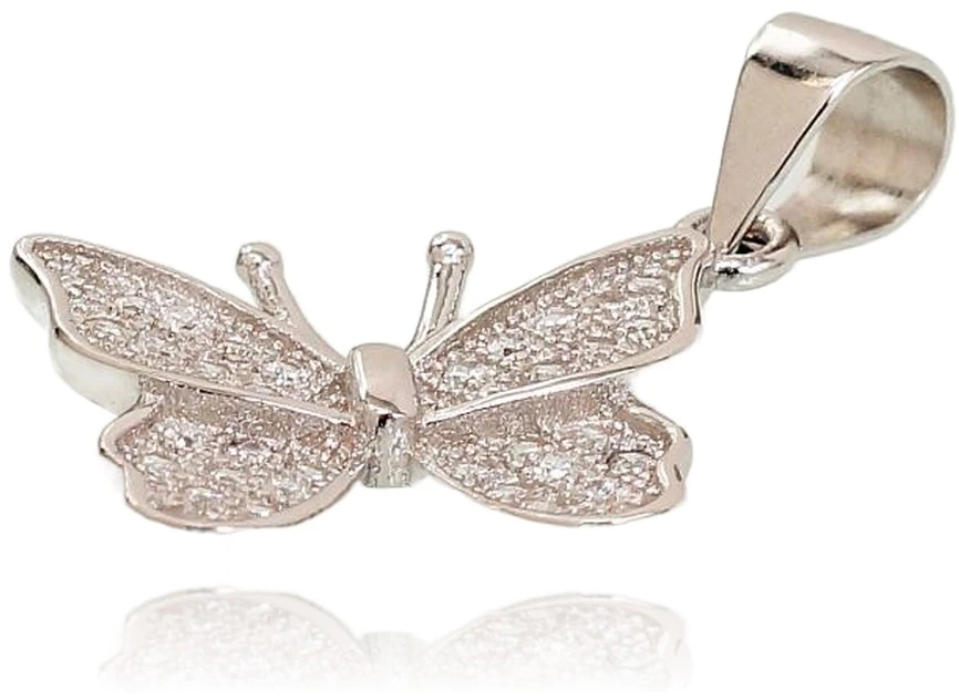 Diamond Sky Jewelry Sidabrinis pakabukas su cirkoniais „Butterfly IV“