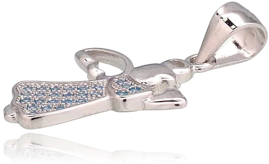 Diamond Sky Jewelry Sidabrinis pakabukas su cirkoniais „Angel XVI“