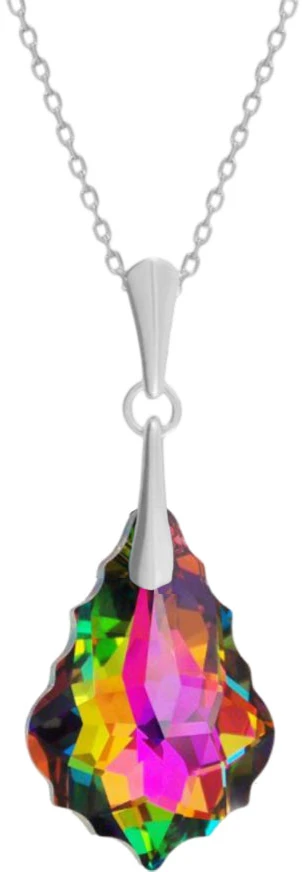 Diamond Sky Jewelry Sidabrinis papuošalų rinkinys moterims „Baroque IV (Vitrail Medium)“ su Swarovski® kristalais