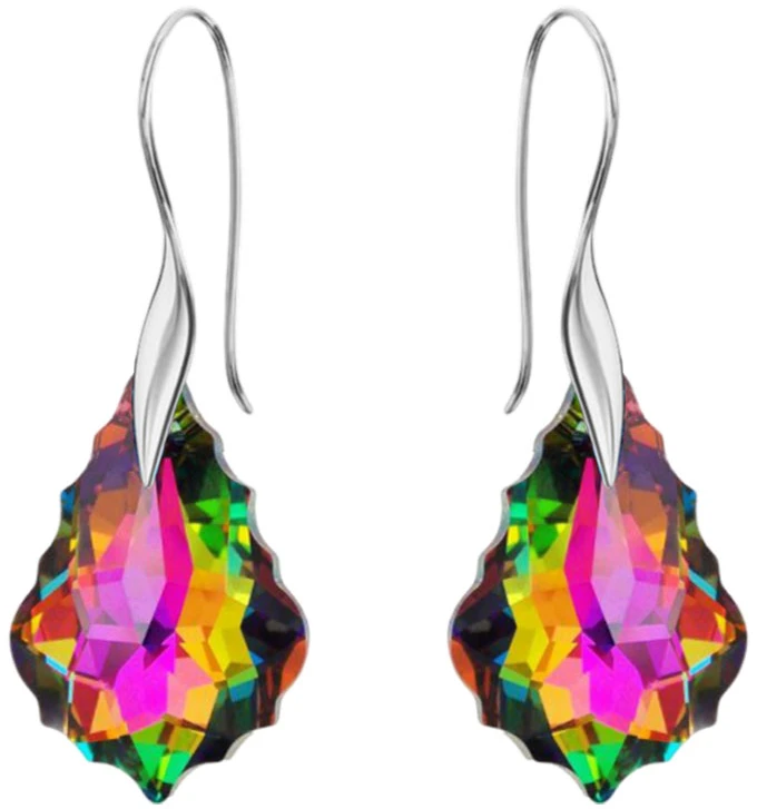 Diamond Sky Jewelry Sidabrinis papuošalų rinkinys moterims „Baroque IV (Vitrail Medium)“ su Swarovski® kristalais