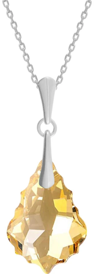 Diamond Sky Jewelry Sidabrinis papuošalų rinkinys moterims „Baroque IV (Golden Shadow)“ su Swarovski® kristalais