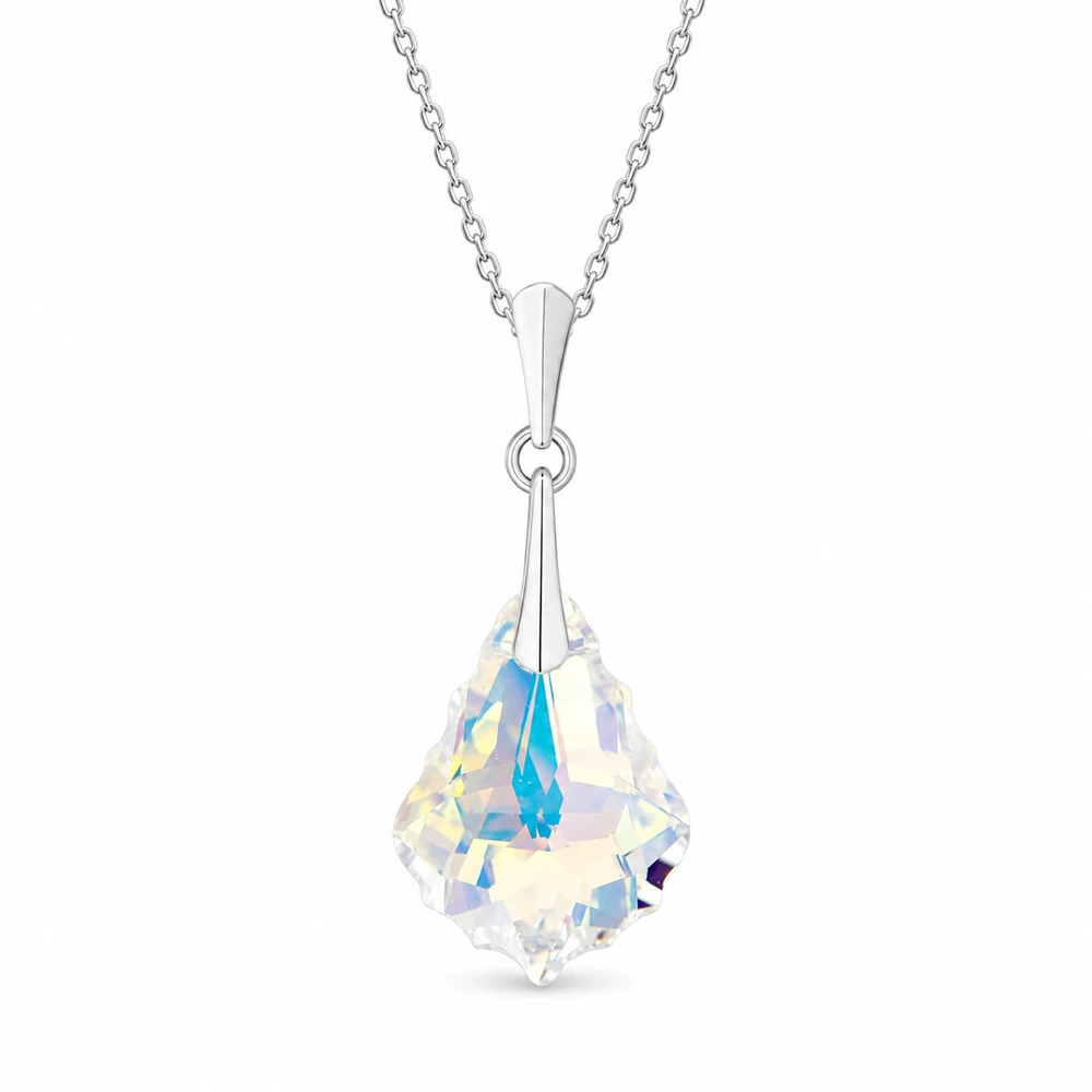 Diamond Sky Jewelry Sidabrinis papuošalų rinkinys moterims „Baroque IV (Aurora Borealis)“ su Swarovski® kristalais