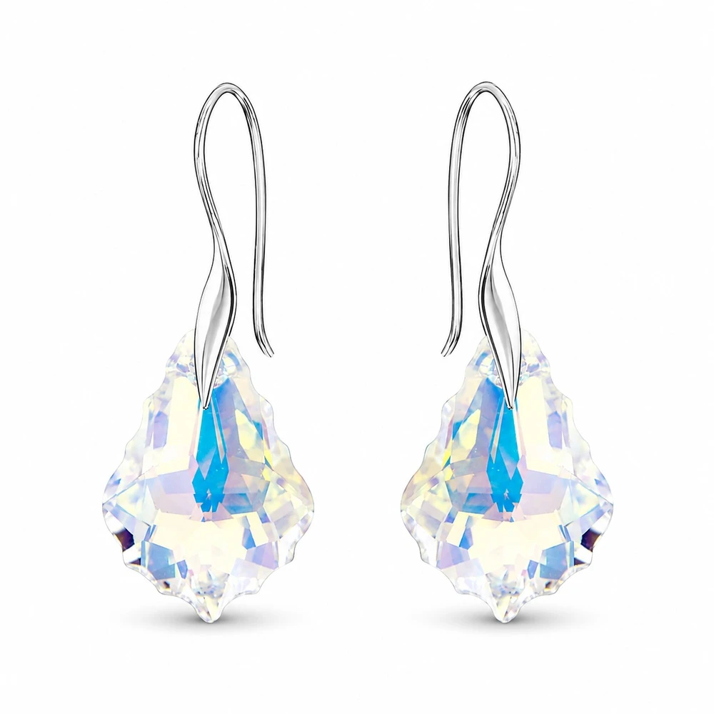 Diamond Sky Jewelry Sidabrinis papuošalų rinkinys moterims „Baroque IV (Aurora Borealis)“ su Swarovski® kristalais