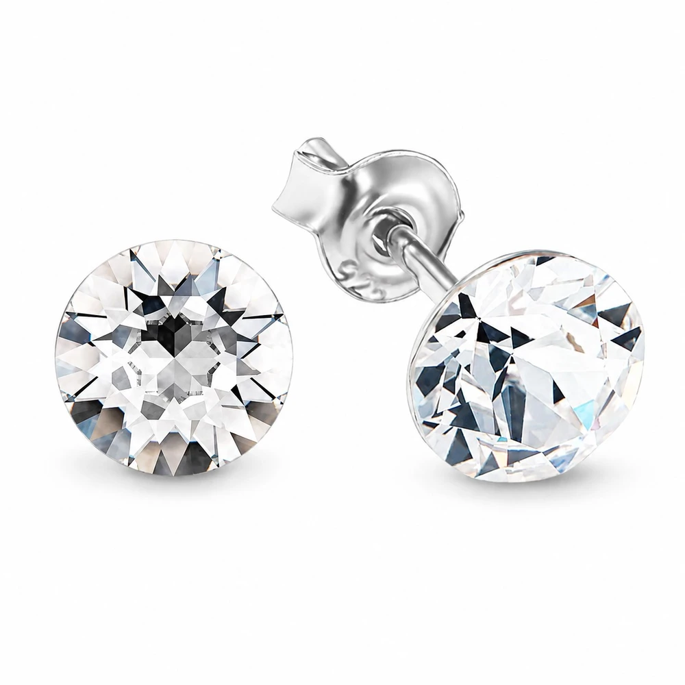 Diamond Sky Jewelry Sidabrinis papuošalų rinkinys moterims DiamondSky „Classic“ su Swarovski kristalais