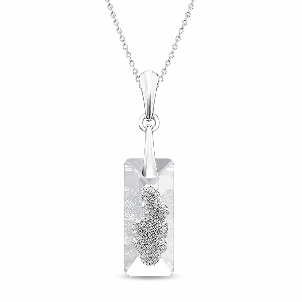 Diamond Sky Jewelry Sidabrinis papuošalų rinkinys moterims „Growing Crystal II“ su Swarovski® kristalais