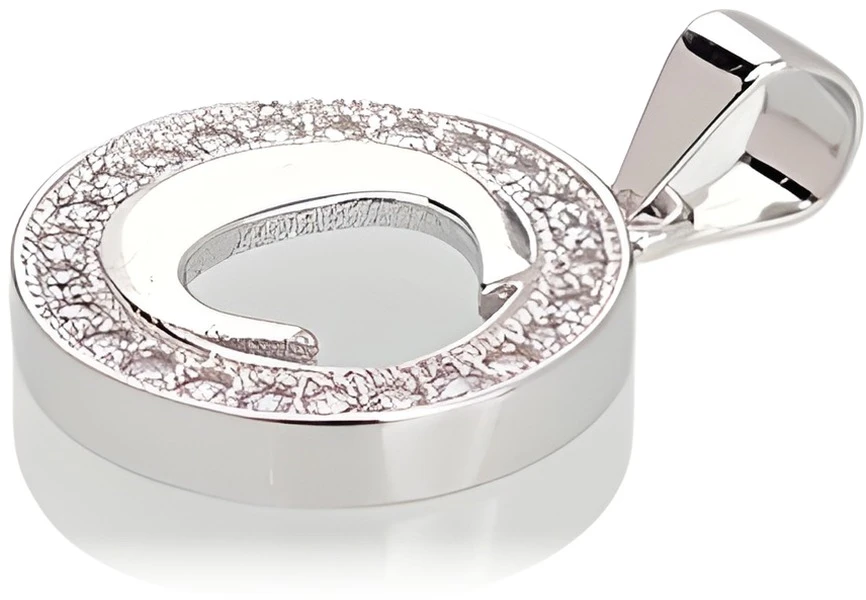 Diamond Sky Jewelry Sidabrinis raidės pakabukas su cirkoniais „C III“