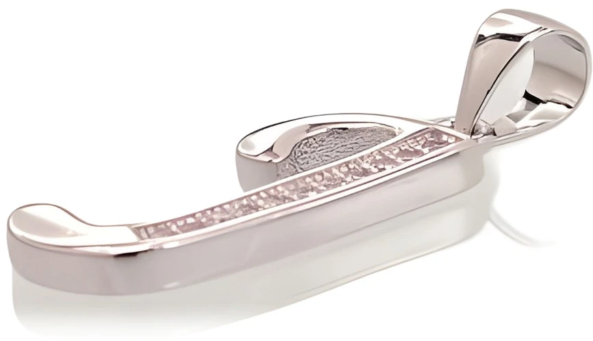 Diamond Sky Jewelry Sidabrinis raidės pakabukas su cirkoniais „J II“