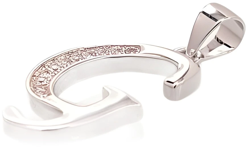 Diamond Sky Jewelry Sidabrinis raidės pakabukas su cirkoniais „G II“