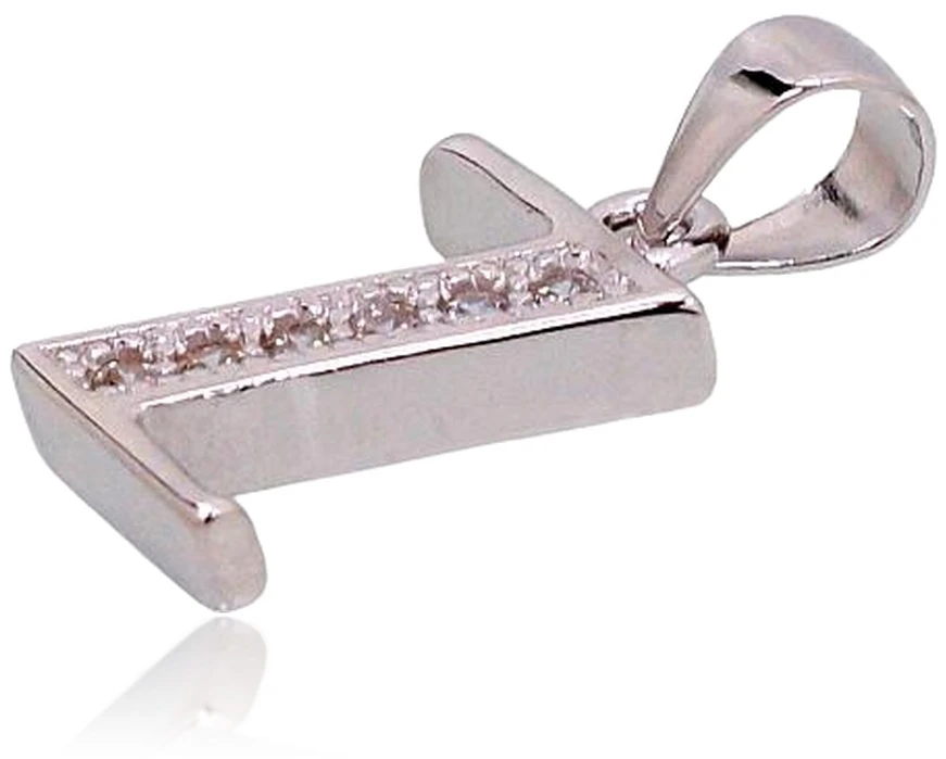 Diamond Sky Jewelry Sidabrinis raidės pakabukas su cirkoniais „Z“