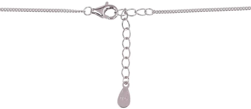 Diamond Sky Jewelry Sidabrinis vėrinys su cirkoniais „Chandelier Row“