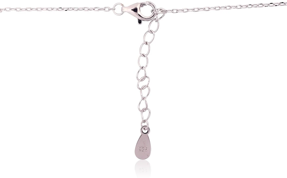 Diamond Sky Jewelry Sidabrinis vėrinys su cirkoniais „Žiedų Šokis“