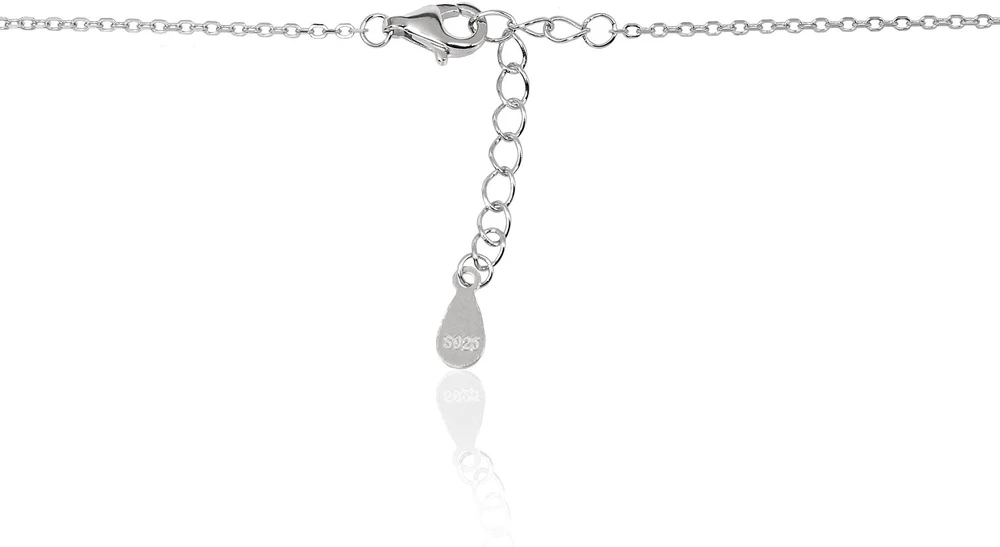Diamond Sky Jewelry Sidabrinis vėrinys su cirkoniais ir perlamutru „Sidabrinis Flight“