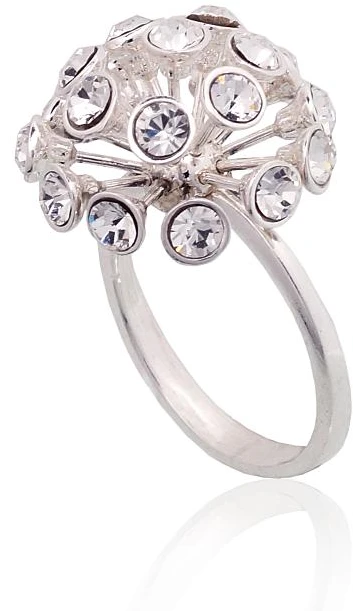 Diamond Sky Jewelry Sidabrinis žiedas „Dandelion“