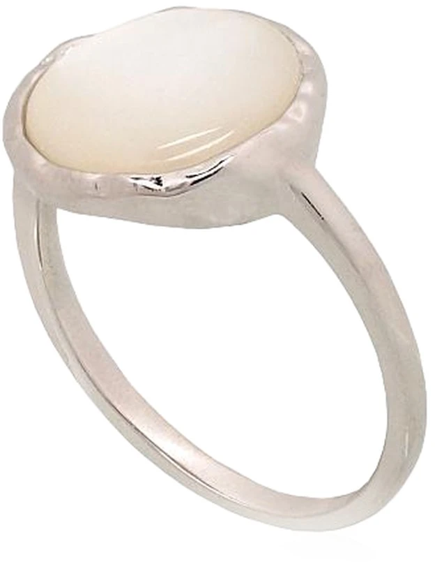 Diamond Sky Jewelry Sidabrinis žiedas su perlamutru „Pearl Moon“