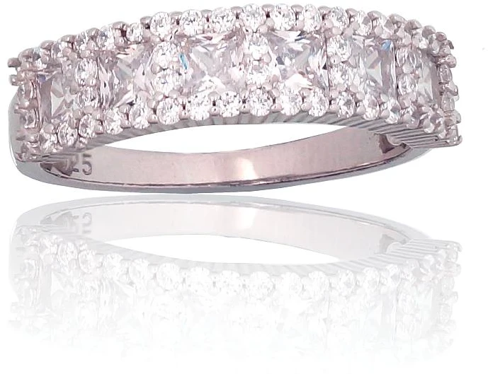 Diamond Sky Jewelry Sidabrinis žiedas su cirkoniais „Marquise“