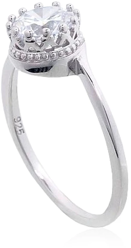 Diamond Sky Jewelry Sidabrinis žiedas su cirkoniais „Prabanga III“