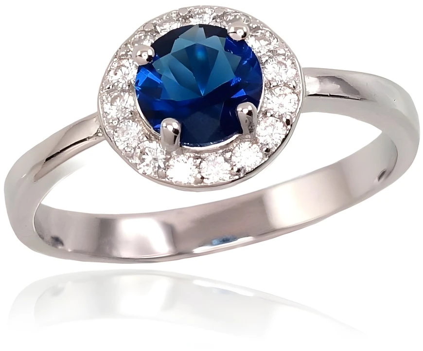 Diamond Sky Jewelry Sidabrinis žiedas su cirkoniais „Prabanga II“