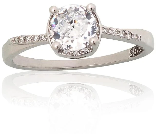 Diamond Sky Jewelry Sidabrinis žiedas su cirkoniais „Junona IX“
