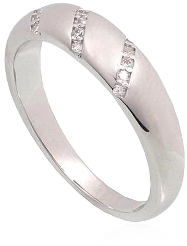Diamond Sky Jewelry Sidabrinis žiedas su cirkoniais „Kristalo Takas XIII“