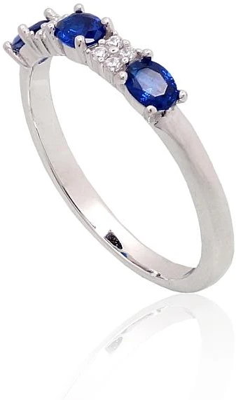 Diamond Sky Jewelry Sidabrinis žiedas su cirkoniais „Kamelija III“
