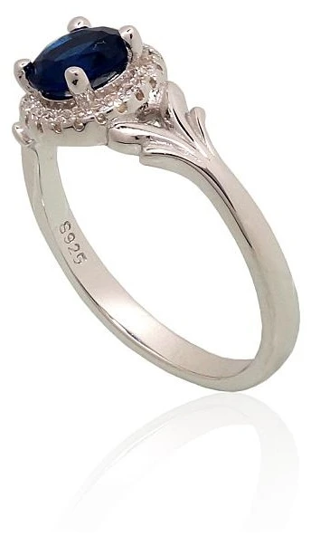 Diamond Sky Jewelry Sidabrinis žiedas su cirkoniais „Širdys ir Strėlės IX“
