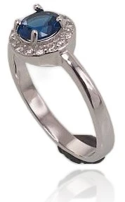 Diamond Sky Jewelry Sidabrinis žiedas su cirkoniais „Prabanga II“