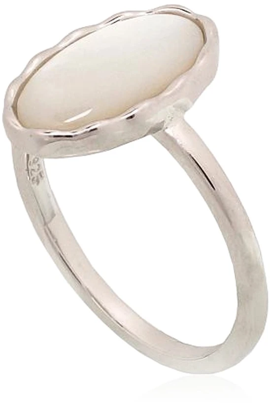 Diamond Sky Jewelry Sidabrinis žiedas su perlamutru „Pearl Dawn“