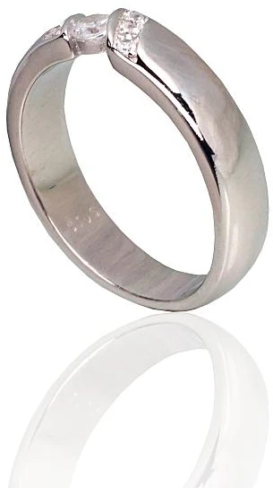 Diamond Sky Jewelry Sidabrinis žiedas su cirkoniais „Tokijas II“